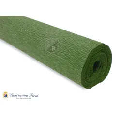 Krepina Włoska 180g, 50x250cm,17A8 oliwkowa zieleń