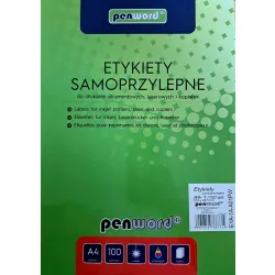 Etykieta samoprzylepna (1) 210/297mm
