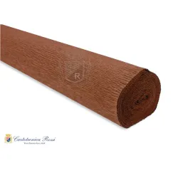 Krepina Włoska 180g, 50x250cm,568 ciemny brąz