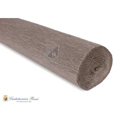 Krepina Włoska 180g, 50x250cm,604 brunatny