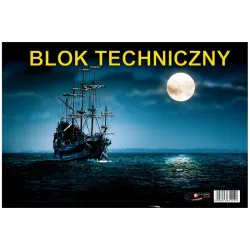 Blok techniczny A4 biały