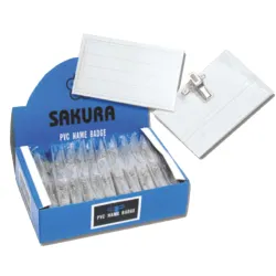 Identyfikator z klipem i agrafką, Sakura