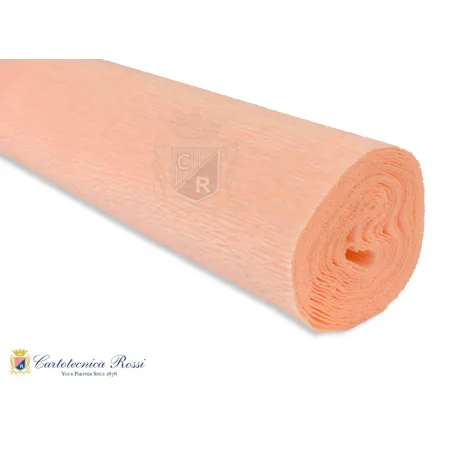 Krepina Włoska 180g, 50x250cm,17A5 brzoskwiniowy