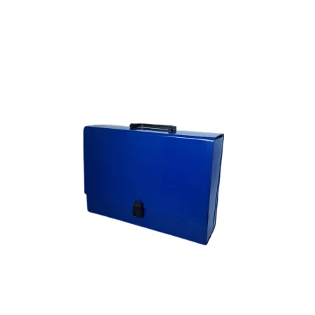 Teczka z rączką 9 cm granatowa