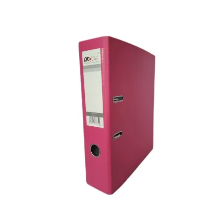 Segregator z okuciem A4 7,5 cm różowy