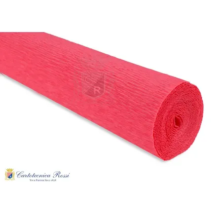 Krepina Włoska 180g, 50x250cm,551 neonowy róż