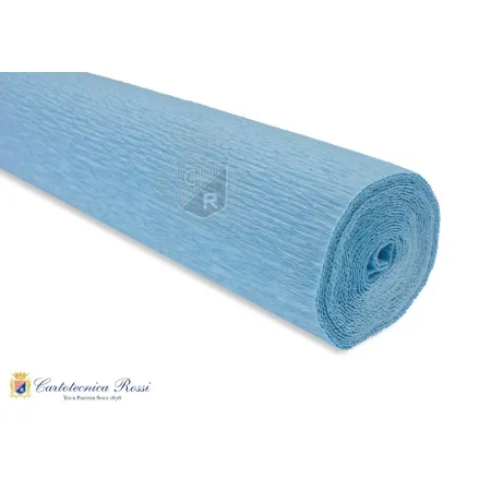Krepina Włoska 180g, 50x250cm,556 niebieska