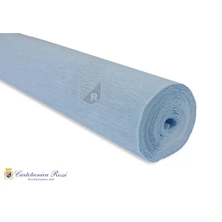 Krepina Włoska 180g, 50x250cm,559 jasny niebieski