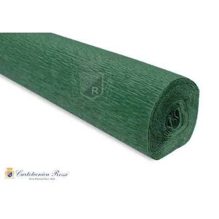 Krepina Włoska 180g, 50x250cm,561 ciemna zieleń