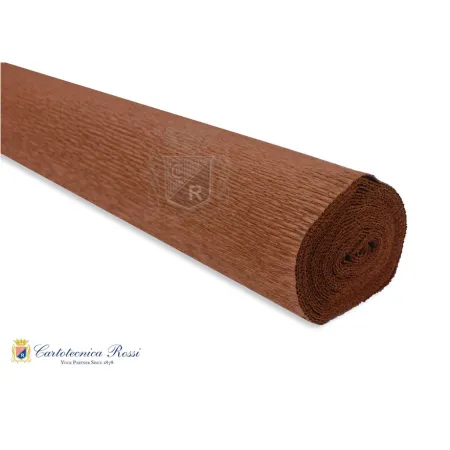 Krepina Włoska 180g, 50x250cm,568 ciemny brąz