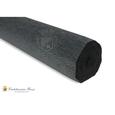 Krepina Włoska 180g, 50x250cm,602 czarna
