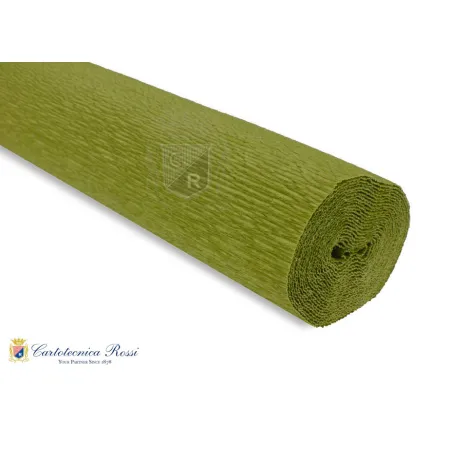 Krepina Włoska 180g, 50x250cm,612starożytna zieleń