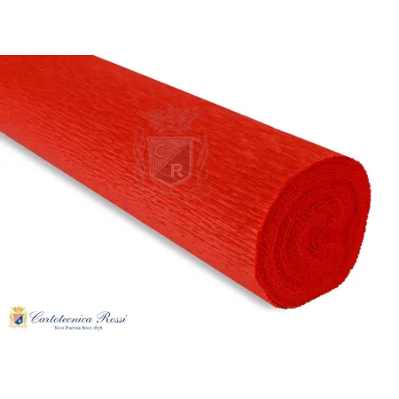 Krepina Włoska 180g, 50x250cm,618 czerwony