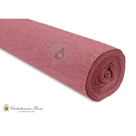 Krepina Włoska 180g, 50x250cm,620 fiolet dusky