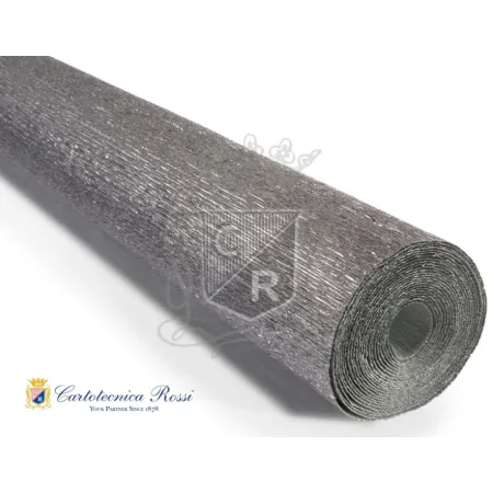 Krepina Włoska 180g, 50x250cm,802 srebrna