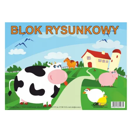 Blok rysunkowy A4 biały