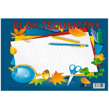 Blok techniczny A3 biały